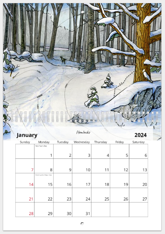 2024 Wall Calendar