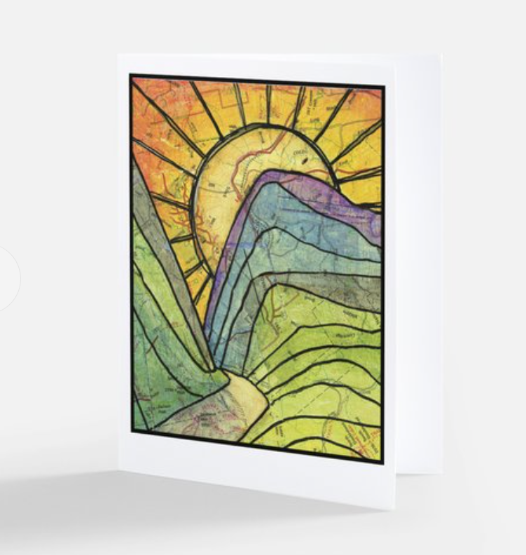 Sandwich Mnt. Blank Notecard