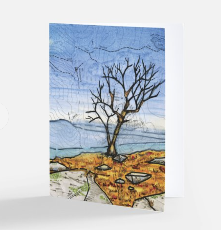 On the Edge Blank Notecard