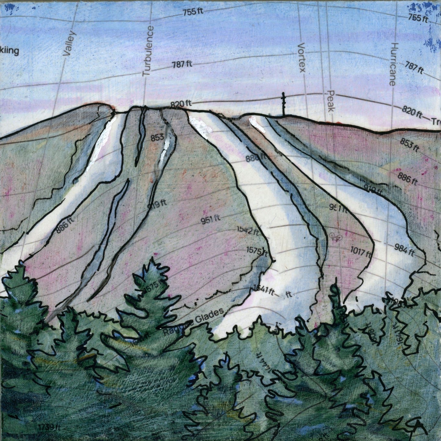 Pats Peak from the Field