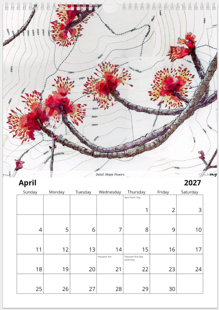 2027 Fine Art Wall Calendar