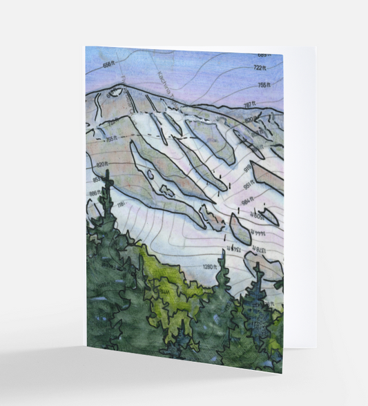 Attitash Mnt. Blank Notecard