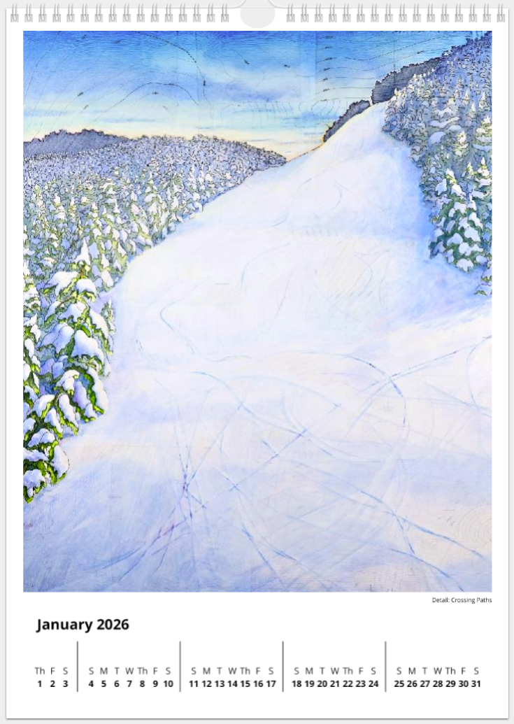 2026 Fine Art Wall Calendar