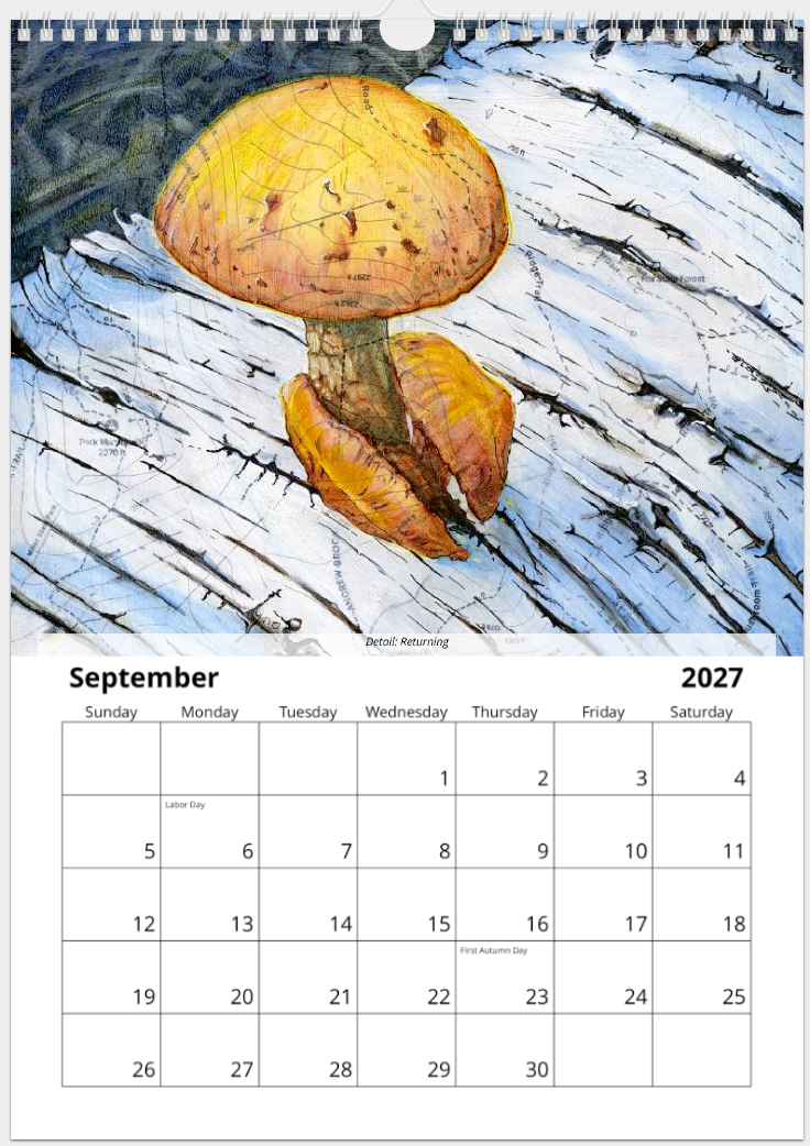 2027 Fine Art Wall Calendar