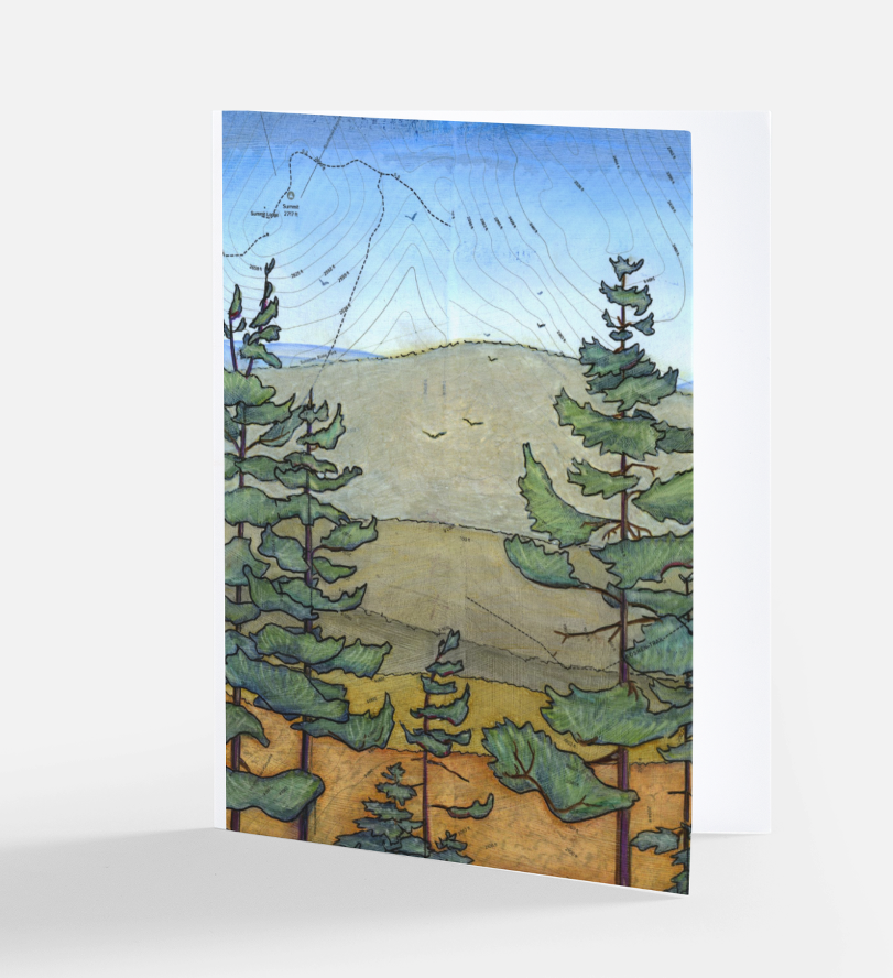 Standing Guard Blank Notecard
