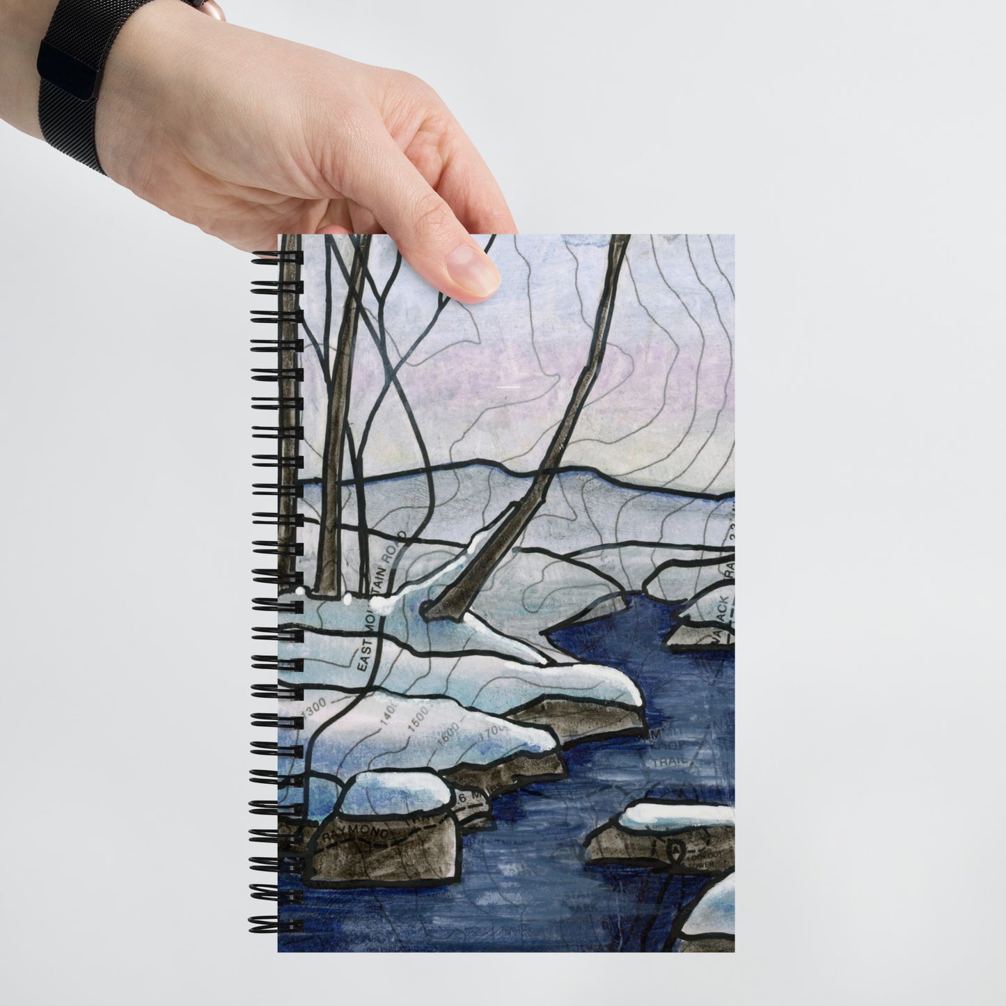 Winter Whites Spiral notebook