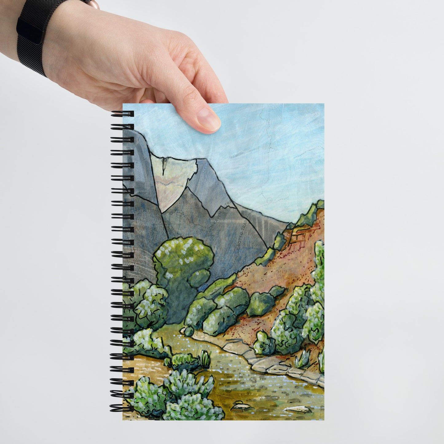Grotto Trail Spiral notebook