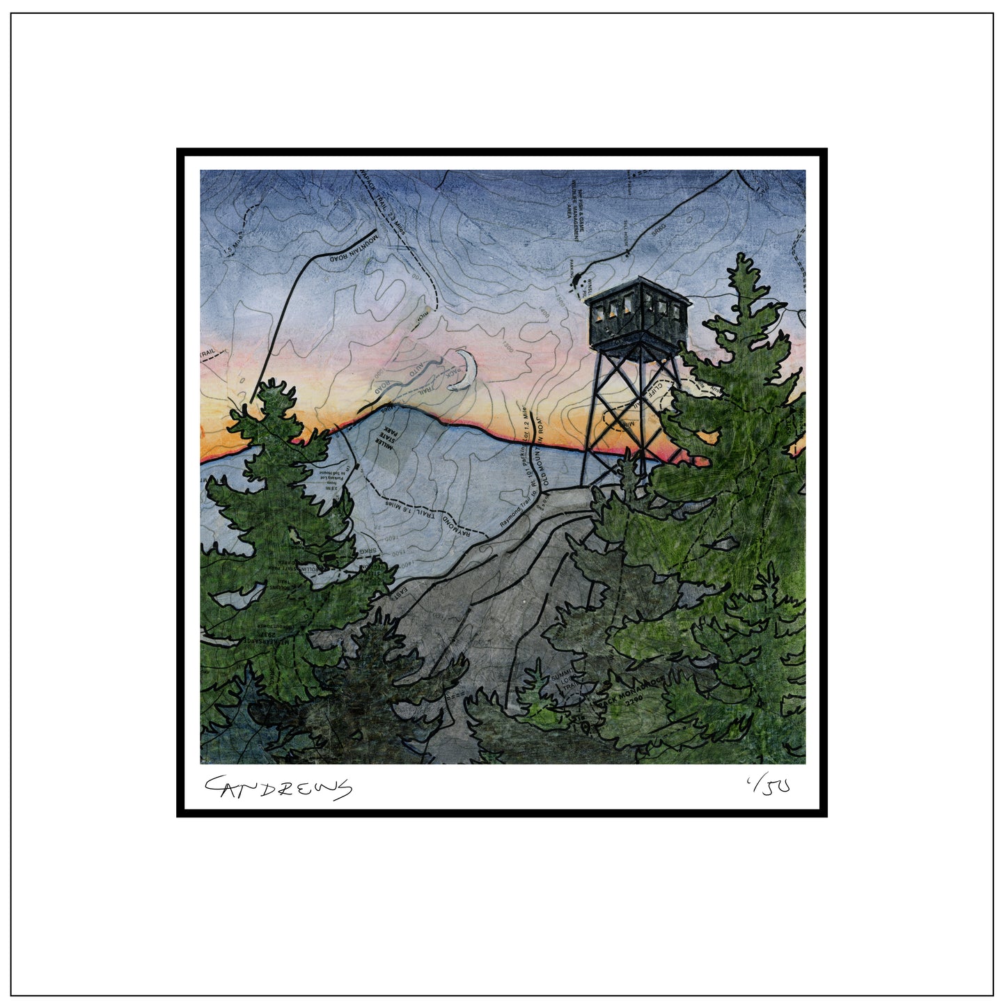 Fire Tower LE Print